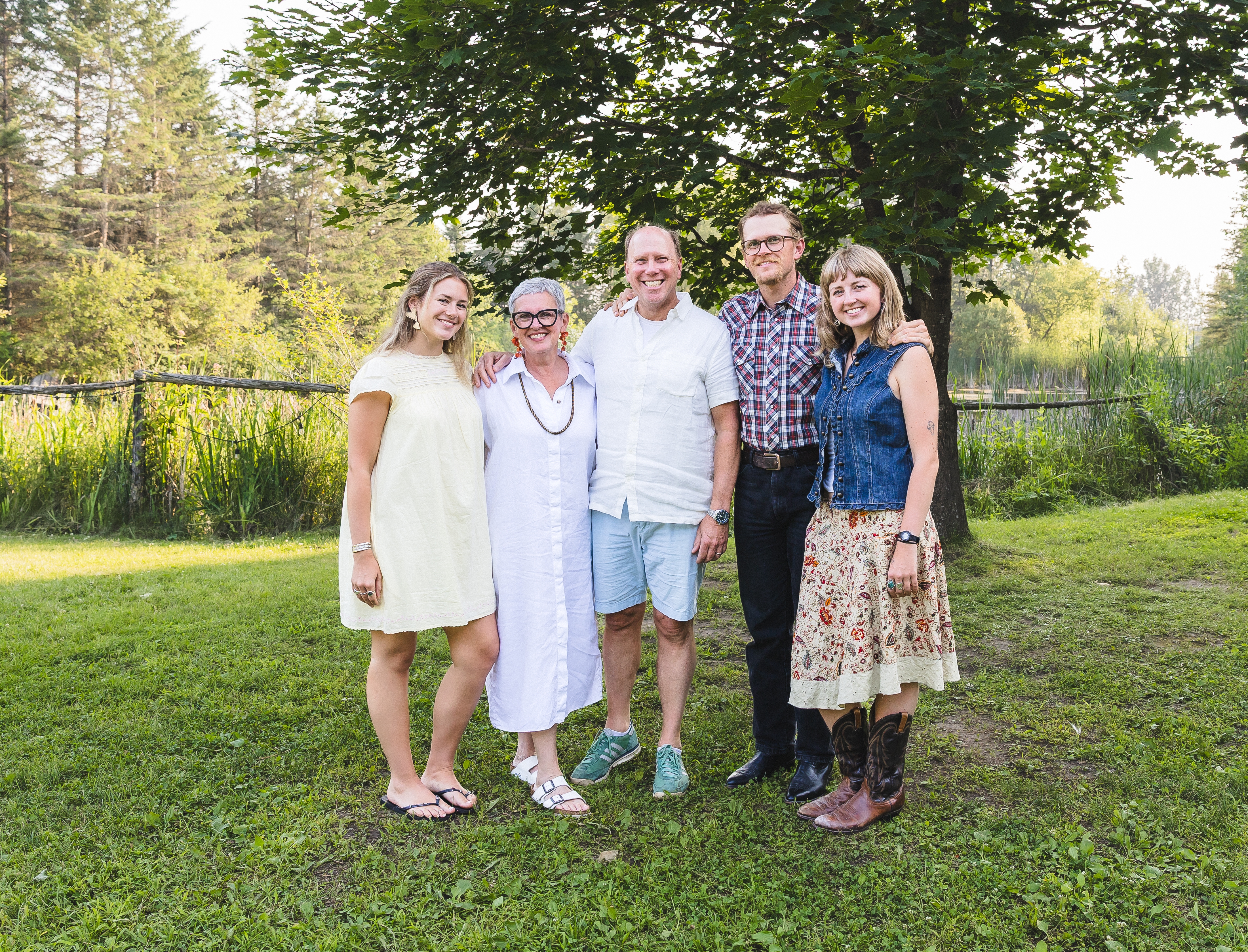 Portrait of Saunders family